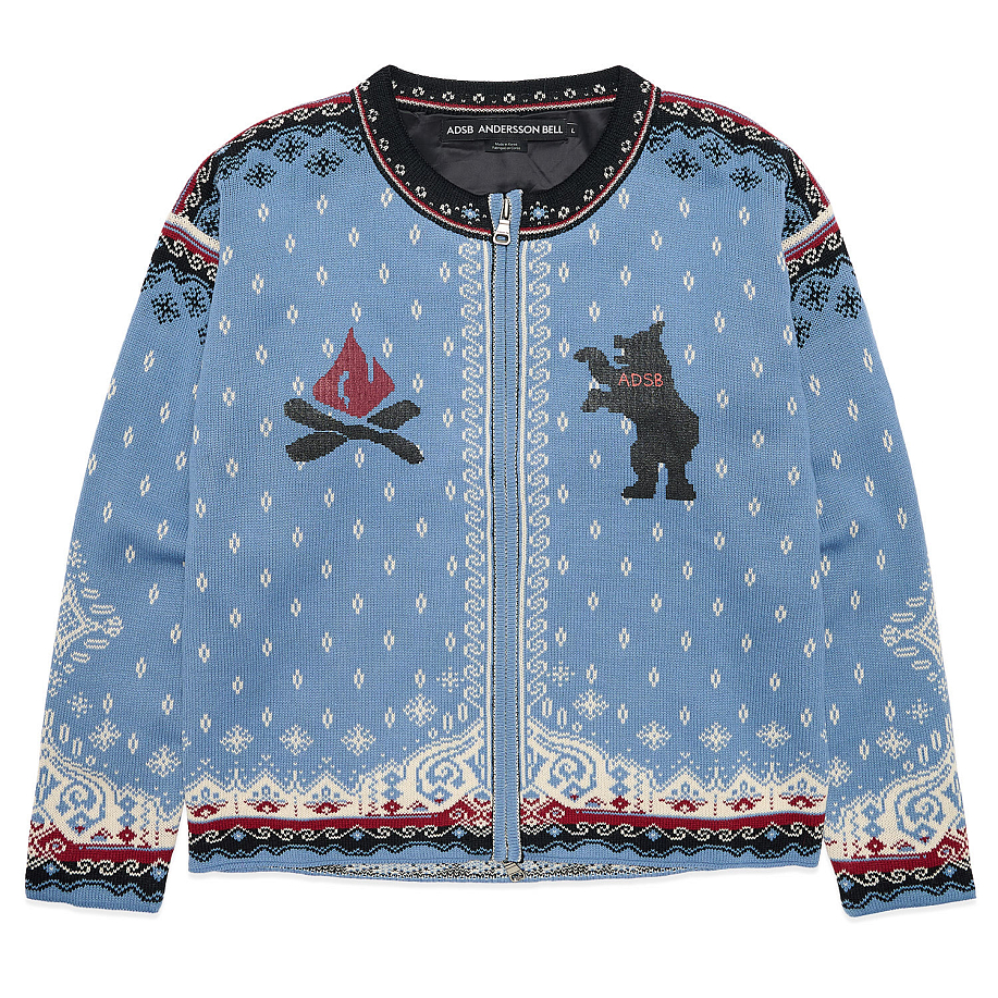 Кардиган ANDERSSON BELL FLAKE BEAR ZIP-UP JACKET в интернет магазине Peakwww.peakstore.ru - 1 фото