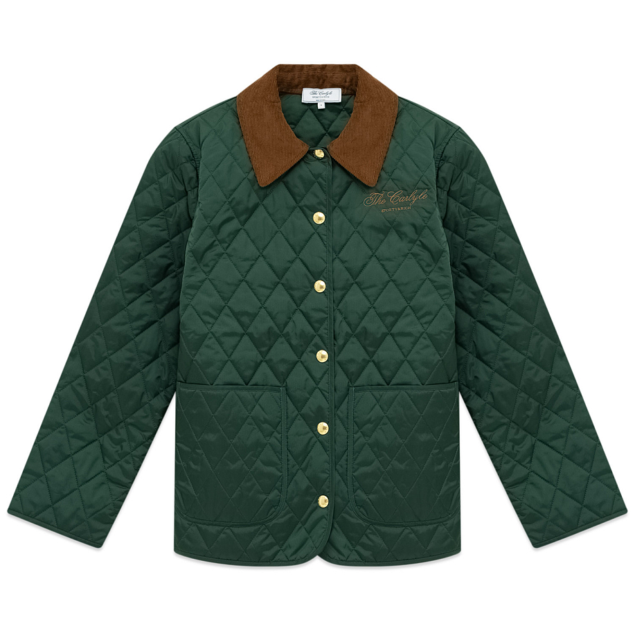 Куртка городская SPORTY & RICH CARLYLE SCRIPT NYLON QUILTED JACKET в интернет магазине Peakwww.peakstore.ru - 1 фото