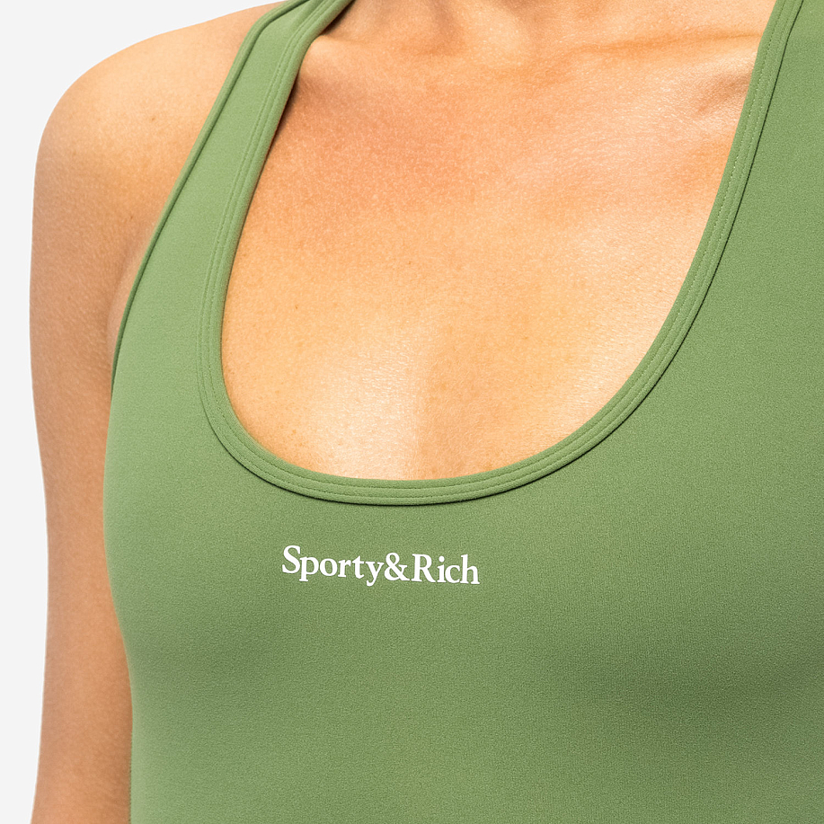 Топ SPORTY & RICH SERIF LOGO SPORTS CROPPED TANK в интернет магазине Peakwww.peakstore.ru - 12 фото