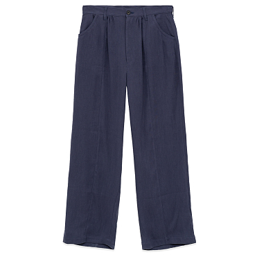 Брюки YOKE Linen Front Gather Wide Trousers FW25 
