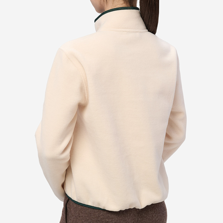 Толстовка SPORTY & RICH BUTTONED POLAR SWEATSHIRT в интернет магазине Peakwww.peakstore.ru - 3 фото