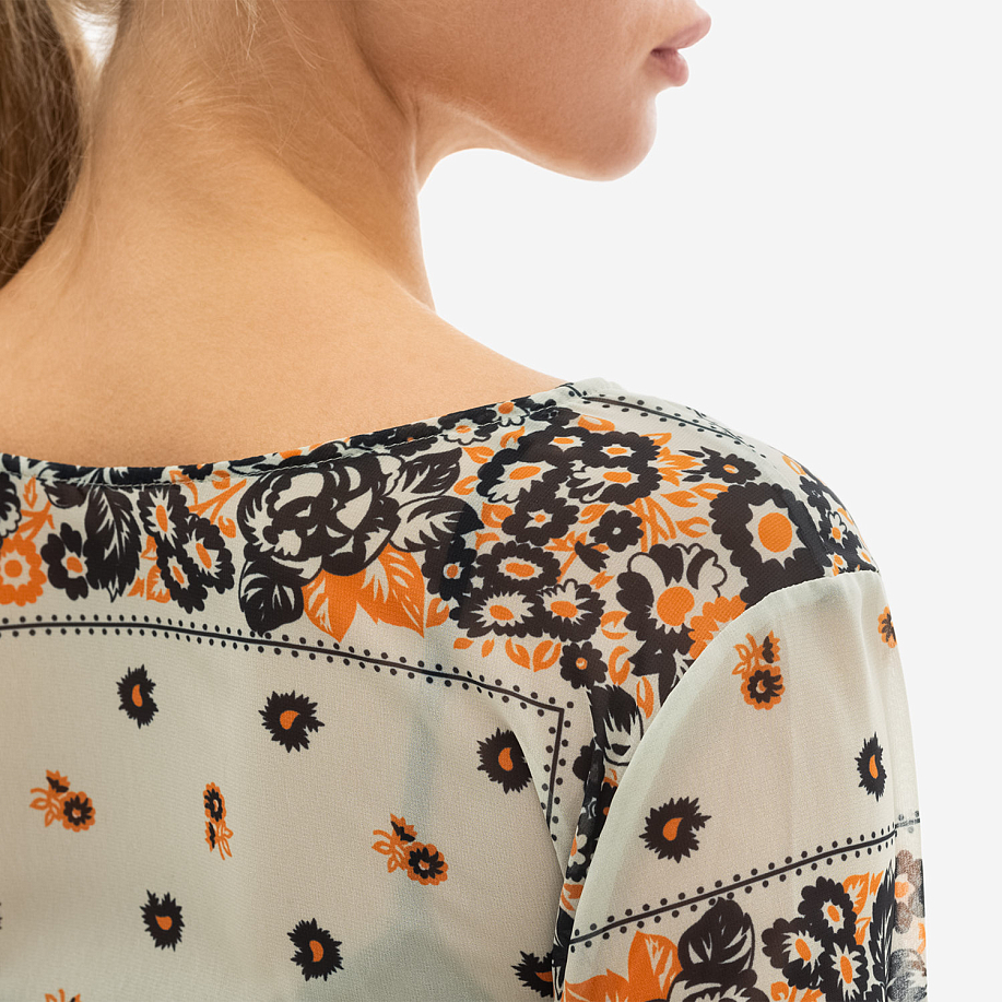 Блузка NOMA T.D. CHIFFON RIBBON BLOUSE в интернет магазине Peakwww.peakstore.ru - 7 фото