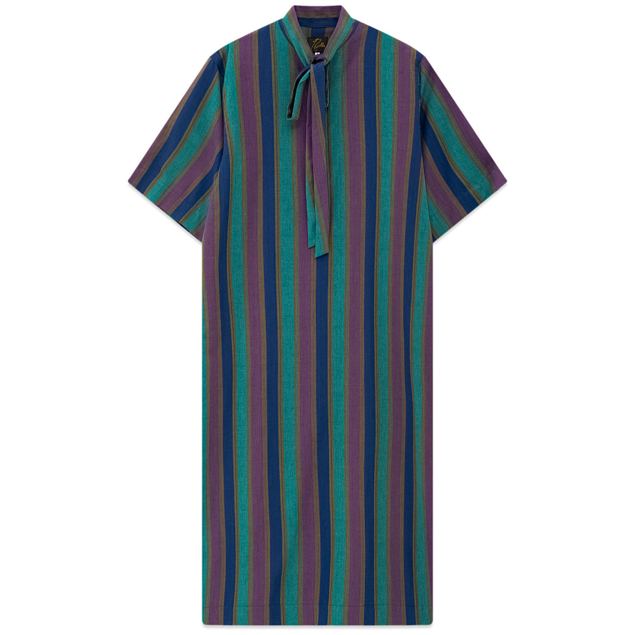 Платье NEEDLES ASCOT COLLAR DRESS - COTTON LAWN STRIPE в интернет магазине Peakwww.peakstore.ru - 3 фото