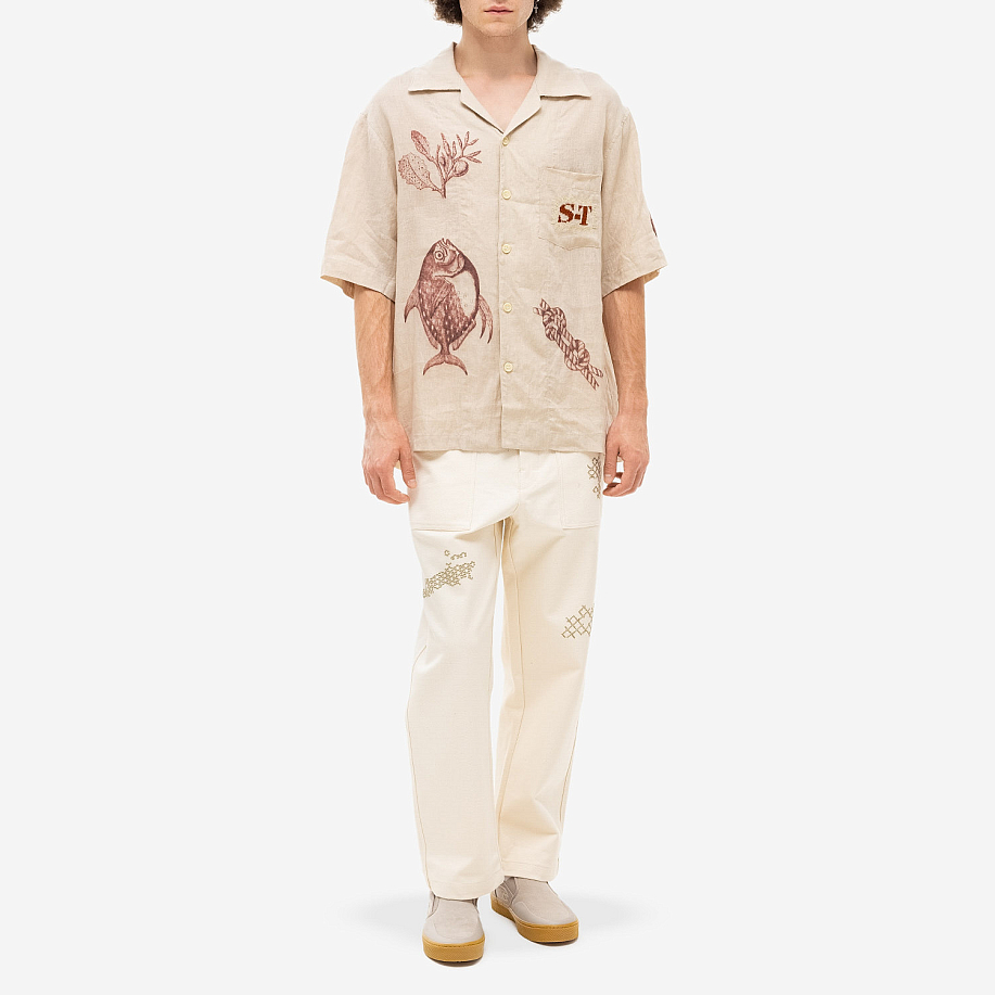 Рубашка ADISH ADISH BY SMALL TALK BUTTON-DOWN SHORT SLEEVE SHIRT в интернет-магазине Peak Conceptwww.peakstore.ru - 10 фото