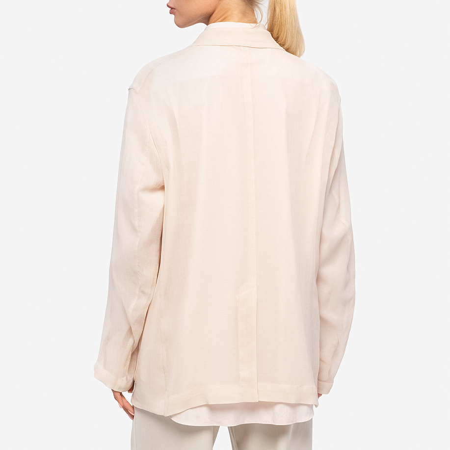 Пиджак AURALEE WOOL RECYCLE POLYESTER LENO SHEER JACKET в интернет магазине Peakwww.peakstore.ru - 3 фото