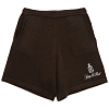 Шорты SPORTY & RICH VENDOME CASHMERE SHORT CHOCOLATE/WHITE