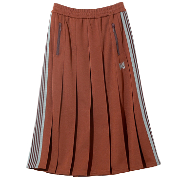 Юбка NEEDLES Pleated Track Skirt - Poly Smooth SS26 