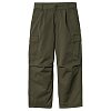 Брюки CARHARTT WIP COLE CARGO PANT OFFICE GREEN (GARMENT DYED)