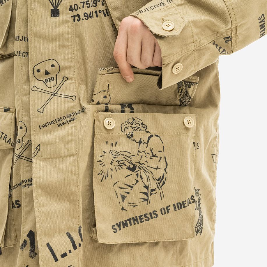 Куртка-рубашка ENGINEERED GARMENTS BDU JACKET COTTON в интернет магазине Peakwww.peakstore.ru - 7 фото