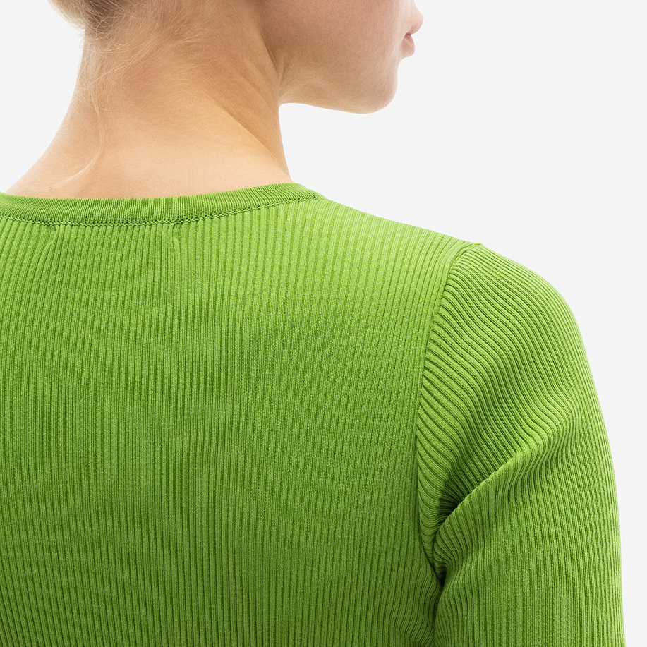 Футболка AURALEE GIZA HIGH GAUGE RIB KNIT TEE GREEN - 7 фото Футболка AURALEE GIZA HIGH GAUGE RIB KNIT TEE в интернет магазине Peakwww.peakstore.ru - 7 фото