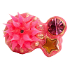 Кольцо COLLINA STRADA CANDY SPIKE RING GOLD PINK SPECK