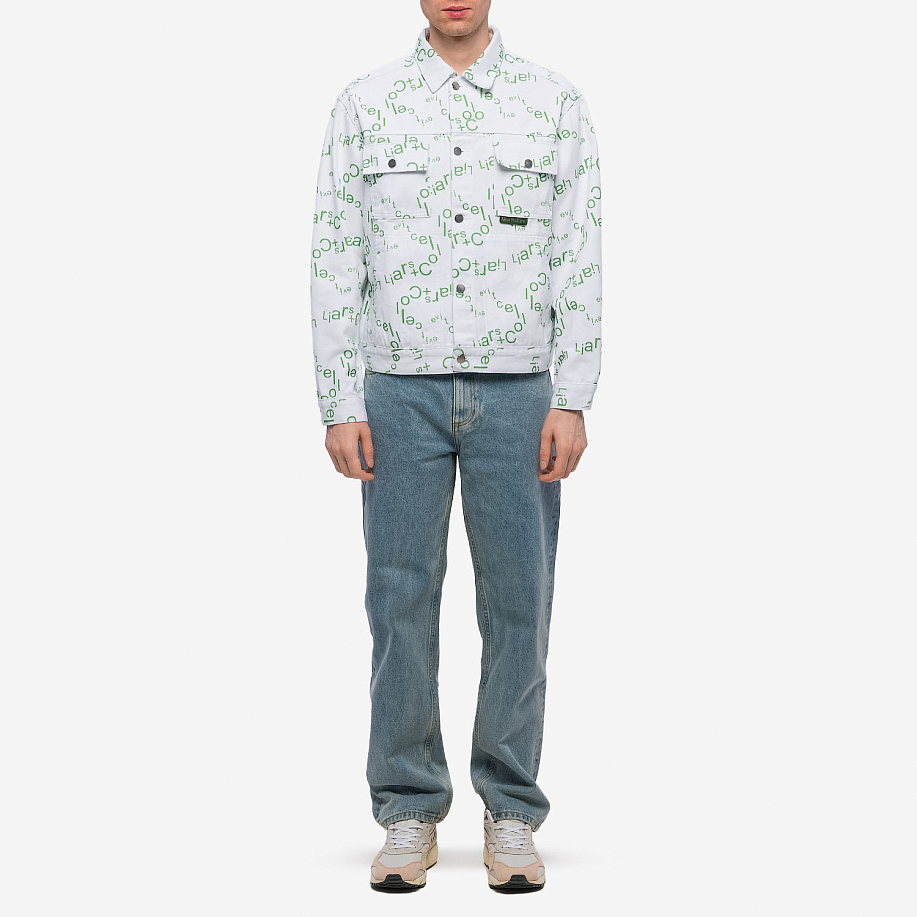 Джинсовая куртка LIARS COLLECTIVE DENIM JACKET PATTERN - 5 фото Джинсовая куртка LIARS COLLECTIVE DENIM JACKET PATTERN в интернет магазине Peakwww.peakstore.ru - 5 фото