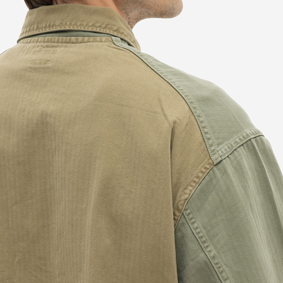 Куртка-рубашка ORSLOW HERRINGBONE UTILITY COVERALL в интернет магазине Peakwww.peakstore.ru - 9 фото