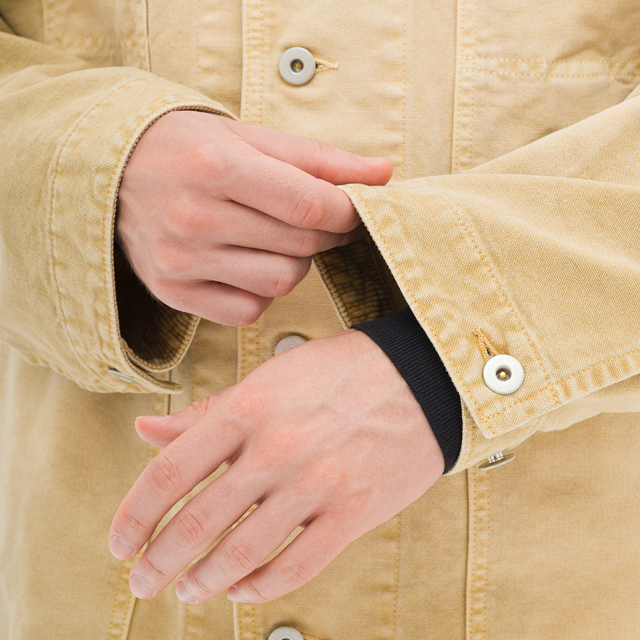 Куртка городская AURALEE ORGANIC COTTON DUCK BLOUSON в интернет магазине Peakwww.peakstore.ru - 8 фото