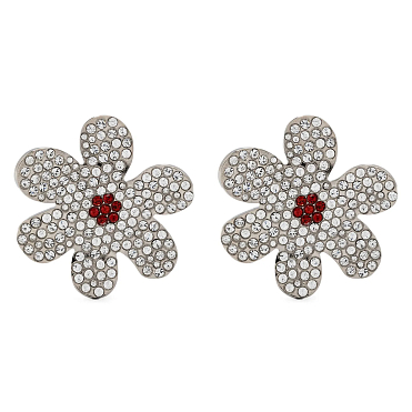 Серьги MARNI Crystal-flower Clip-on Earrings  FW25 от MARNI в интернет магазине 