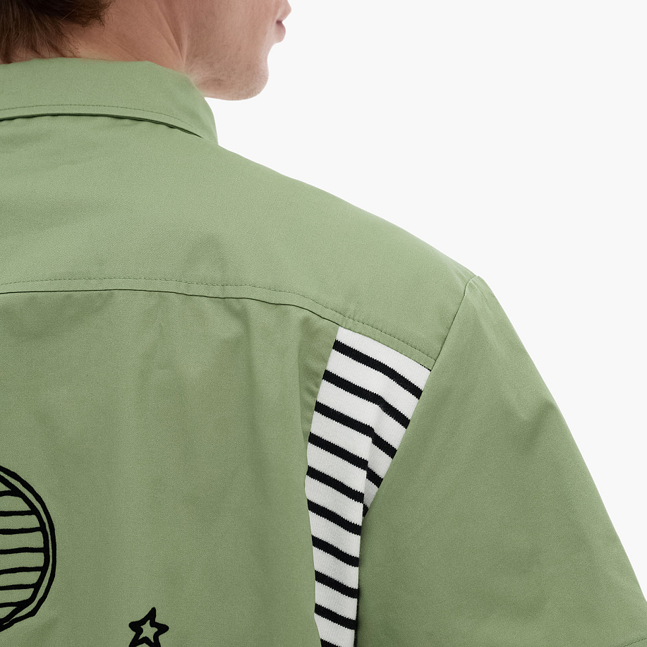 Рубашка BRAIN DEAD COBRA FLOCKED BOWLING SHIRT в интернет магазине Peakwww.peakstore.ru - 6 фото