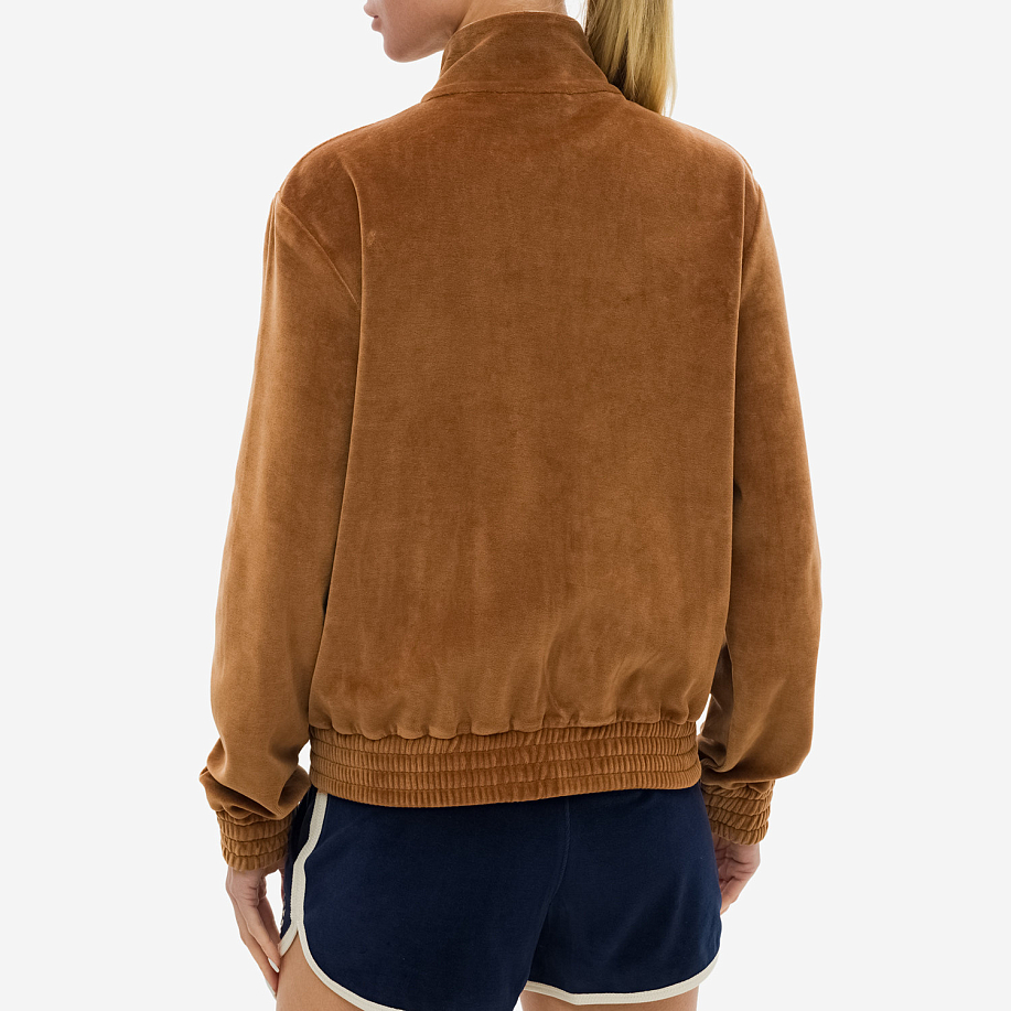 Толстовка SPORTY & RICH NY CREST VELOUR TRACK JACKET в интернет магазине Peakwww.peakstore.ru - 6 фото