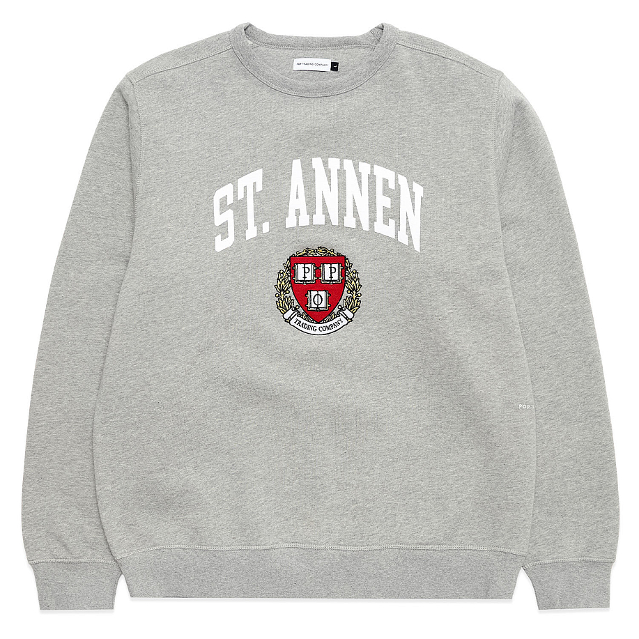 Толстовка POP TRADING COMPANY ST ANNEN CREST CREWNECK SWEAT в интернет-магазине Peak Conceptwww.peakstore.ru - 1 фото