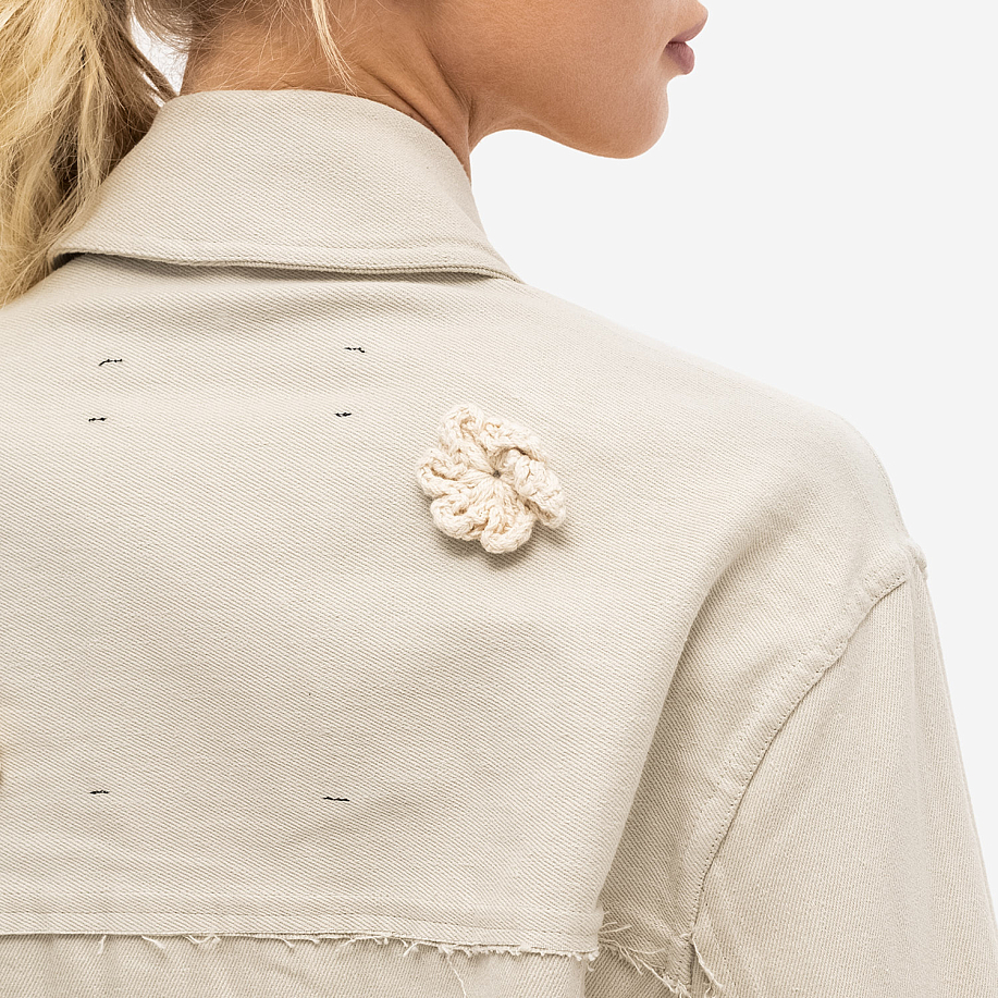 Куртка-рубашка SONG FOR THE MUTE DAISY LONG WORKER JACKET в интернет магазине Peakwww.peakstore.ru - 6 фото