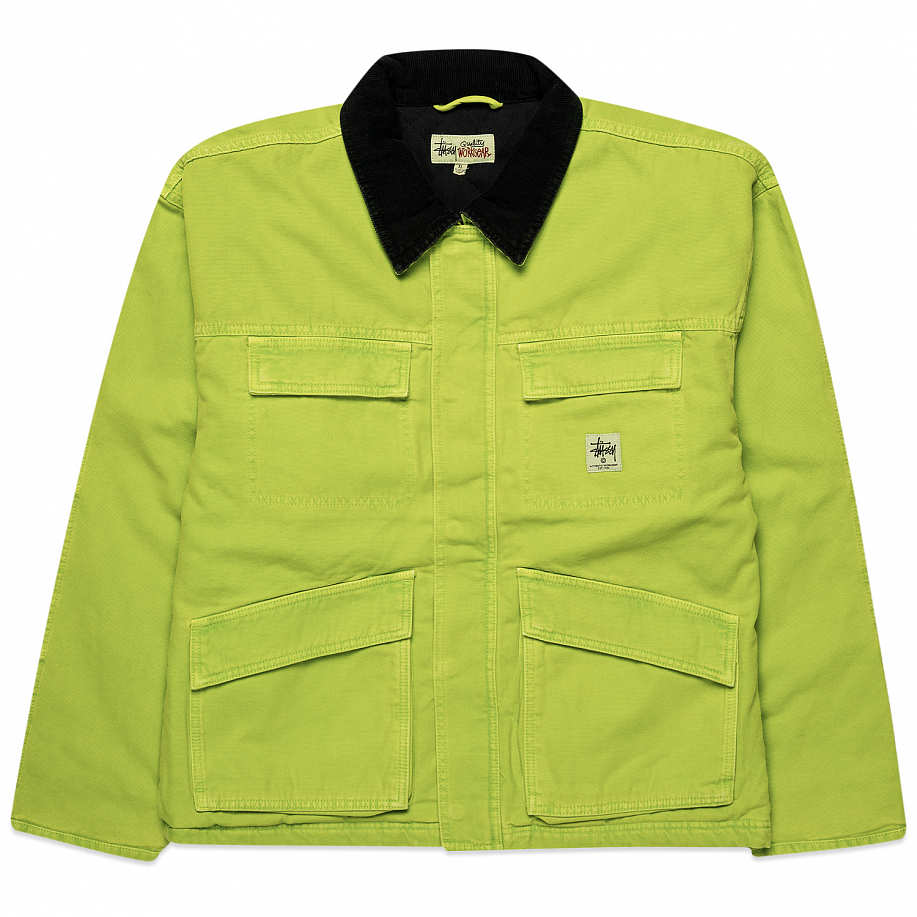 Куртка-рубашка STUSSY WASHED CANVAS SHOP JACKET в интернет-магазине Peak Conceptwww.peakstore.ru - 1 фото