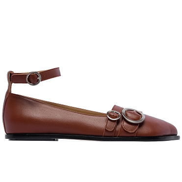 Балетки Niccolo Pasqualetti Obliqua Buckle Flats FW25 