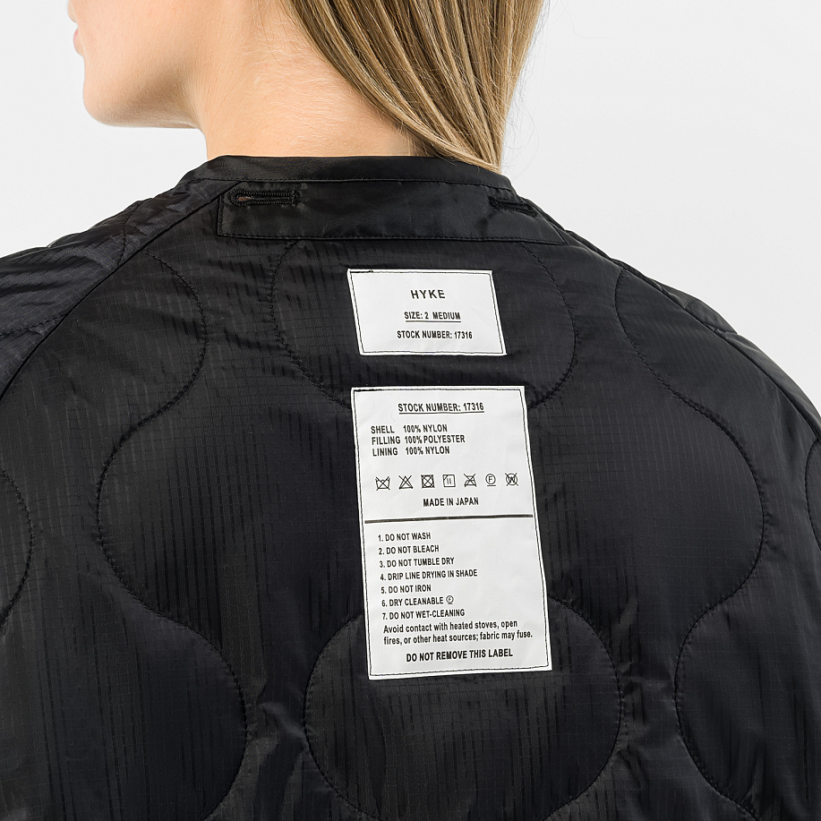 ПАЛЬТО HYKE QUILTED LINER COAT в интернет-магазине Peak Conceptwww.peakstore.ru - 5 фото