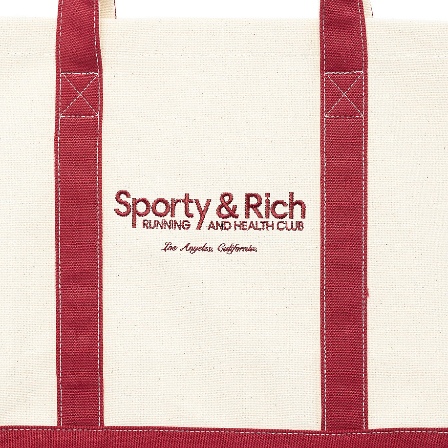 Сумка-тоут SPORTY & RICH CLUB TWO TONE TOTE в интернет-магазине Peak Conceptwww.peakstore.ru - 5 фото