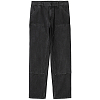Джинсы CARHARTT WIP DOUBLE KNEE PANT BLACK (STONE WASHED)