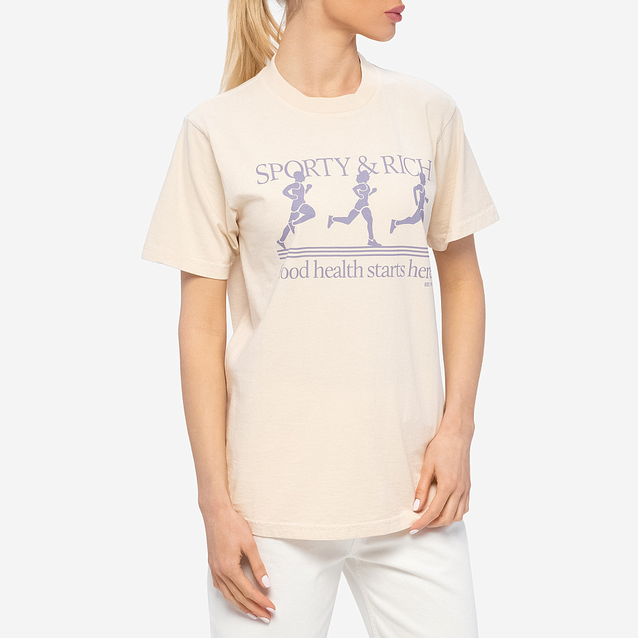 Футболка SPORTY & RICH RUNNER T SHIRT в интернет-магазине Peak Conceptwww.peakstore.ru - 2 фото