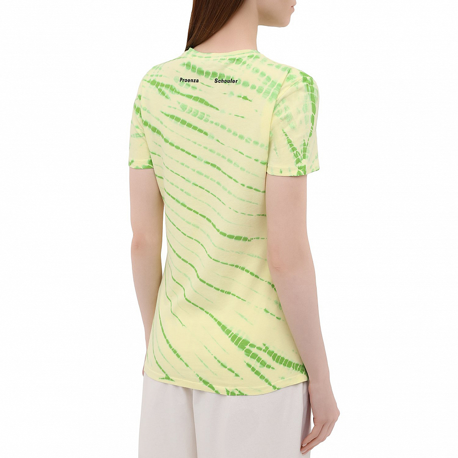 Футболка PROENZA SCHOULER WHITE LABEL TIE DYE STRETCH JERSEY TSHIRT - 3 фото Футболка PROENZA SCHOULER WHITE LABEL TIE DYE STRETCH JERSEY TSHIRT в интернет магазине Peakwww.peakstore.ru - 3 фото