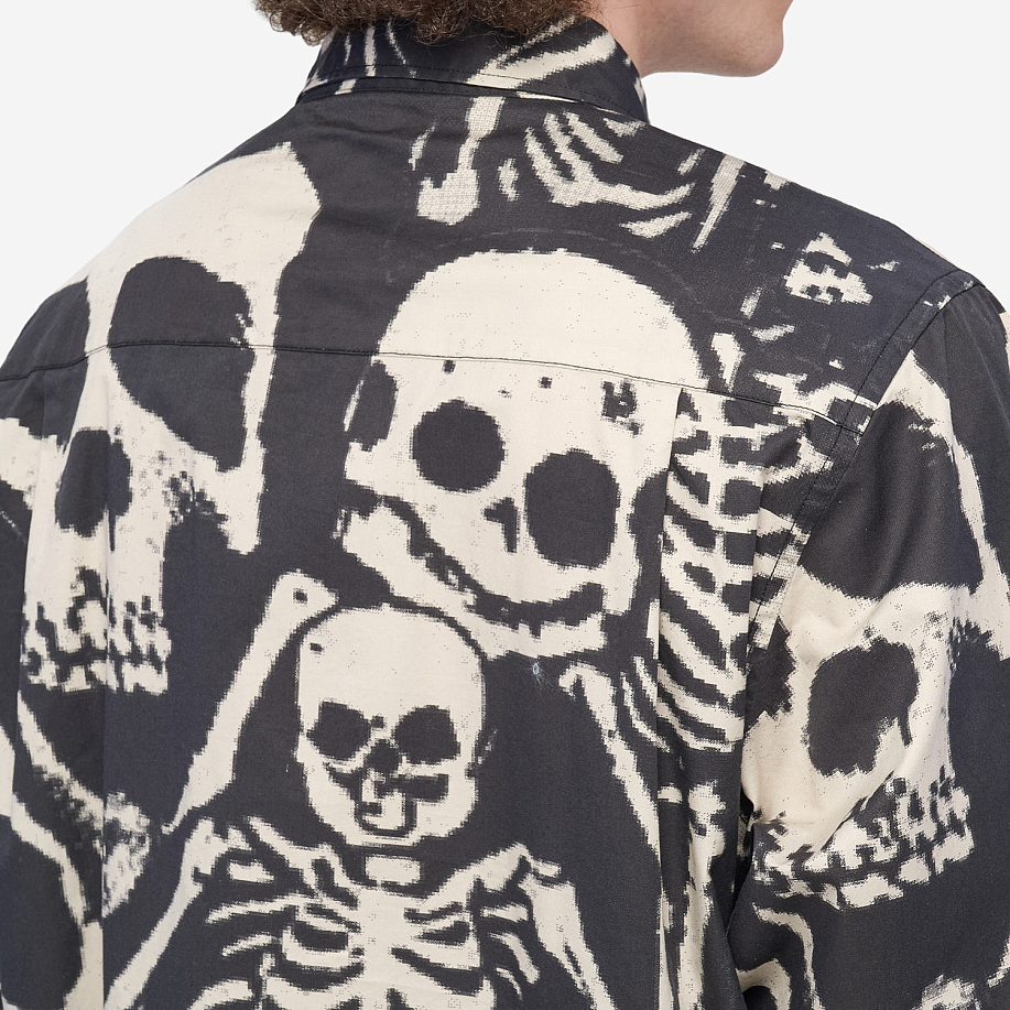 Рубашка THISISNEVERTHAT SKELETONS SHIRT в интернет магазине Peakwww.peakstore.ru - 6 фото