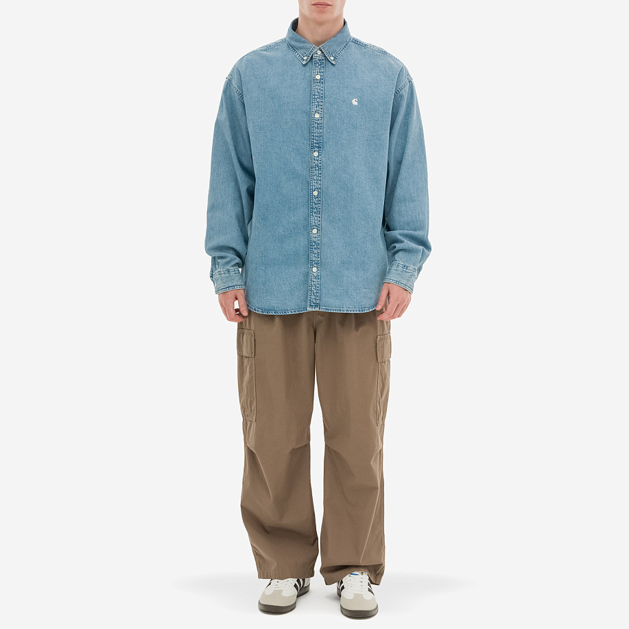Рубашка CARHARTT WIP L/S LUCAS SHIRT в интернет магазине Peakwww.peakstore.ru - 4 фото