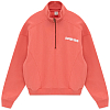 Толстовка SPORTY & RICH BOLD LOGO QUARTER ZIP COTTON CANDY White