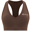 Топ SPORTY & RICH RUNNER SCRIPT SPORTS BRA CHOCOLATE WHITE