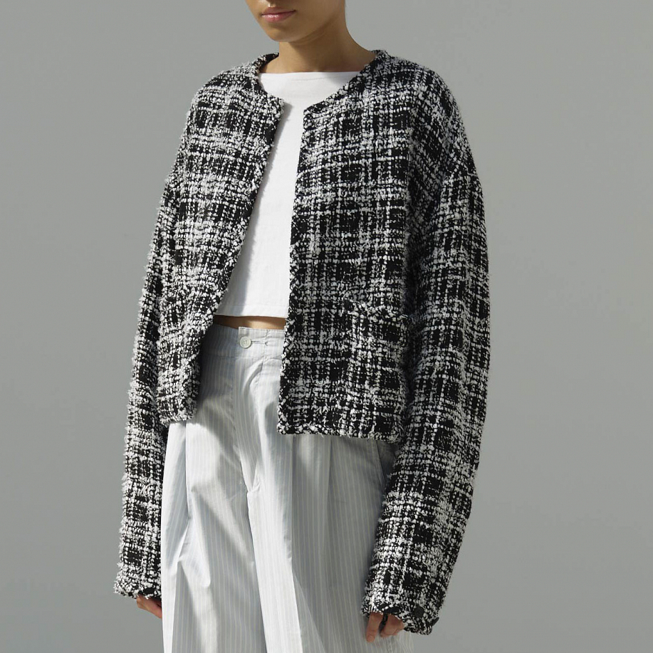 Пиджак AURALEE HOMESPUN SUMMER TWEED BLOUSON в интернет магазине Peakwww.peakstore.ru - 2 фото