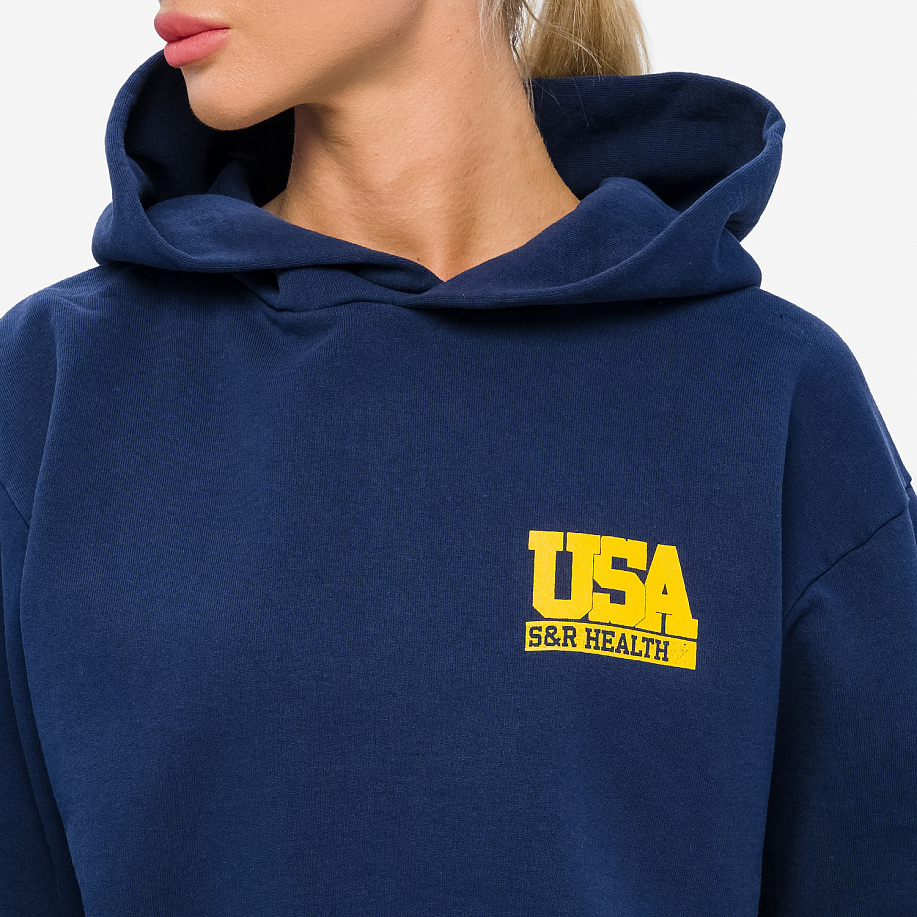ТОЛСТОВКА SPORTY & RICH TEAM USA HOODIE - 7 фото ТОЛСТОВКА SPORTY & RICH TEAM USA HOODIE в интернет магазине Peakwww.peakstore.ru - 7 фото