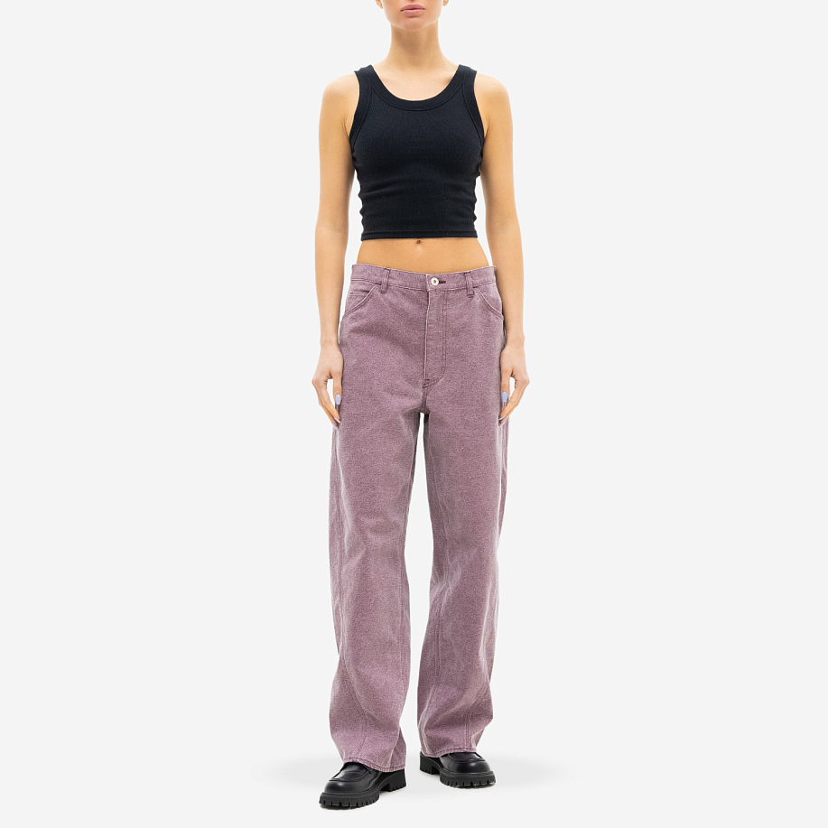 Брюки AURALEE WASHED ORGANIC CANVAS PANTS в интернет магазине Peakwww.peakstore.ru - 4 фото