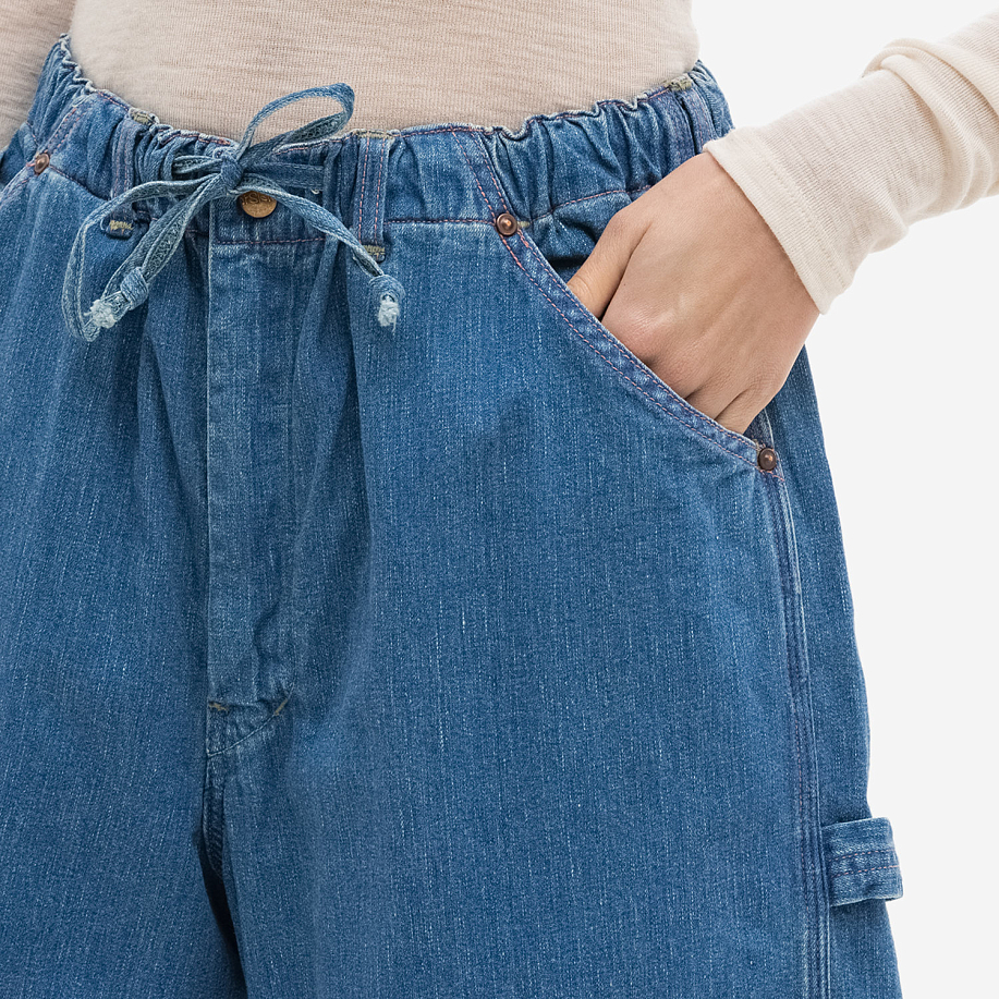 Джинсовые шорты ORSLOW PAINTER'S DENIM SHORT PANTS в интернет магазине Peakwww.peakstore.ru - 6 фото