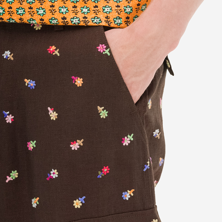 Брюки VOWELS LINEN CONVERTIBLE CARGO PANTS в интернет магазине Peakwww.peakstore.ru - 5 фото