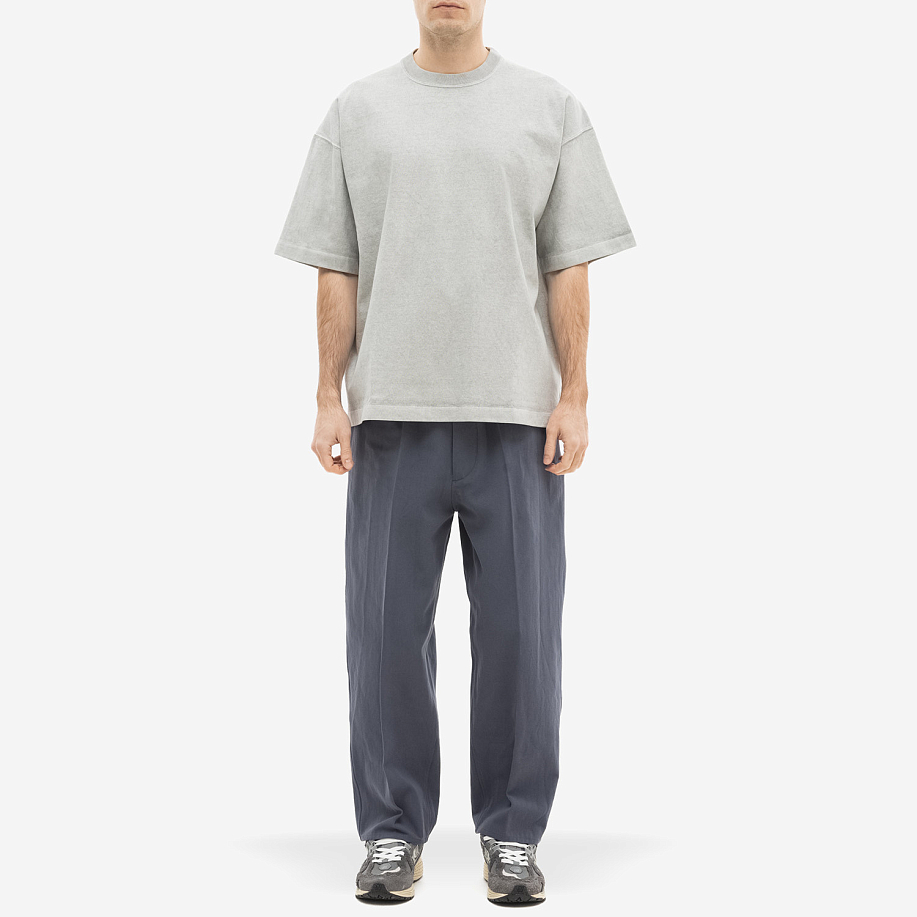 Футболка YLEVE PIGMENT DYE OPEN END COTTON T LIGHT GREY - 4 фото Футболка YLEVE PIGMENT DYE OPEN END COTTON T в интернет магазине Peakwww.peakstore.ru - 4 фото