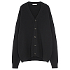 Кардиган AURALEE *BABY CASHMERE KNIT CARDIGAN TOP BLACK
