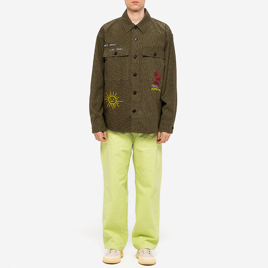 Рубашка PRESIDENT'S SHIRT TACK P'S VINTAGE MILITARY TENT WASHED в интернет магазине Peakwww.peakstore.ru - 5 фото