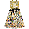 Платье KIDILL SLEEVELESS PLEATS DRESS YELLOW FLOWER