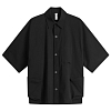 Рубашка POLIQUANT THE MULTIPLE POCKETS S/S SHIRTS BLACK