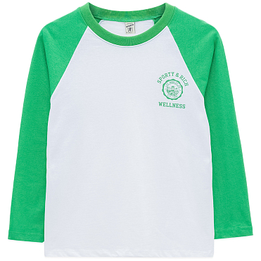 Лонгслив Sporty & Rich Emblem Baseball TEE SS24 
