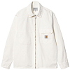 Куртка-рубашка CARHARTT WIP RAINER SHIRT JAC OFF-WHITE (RINSED)