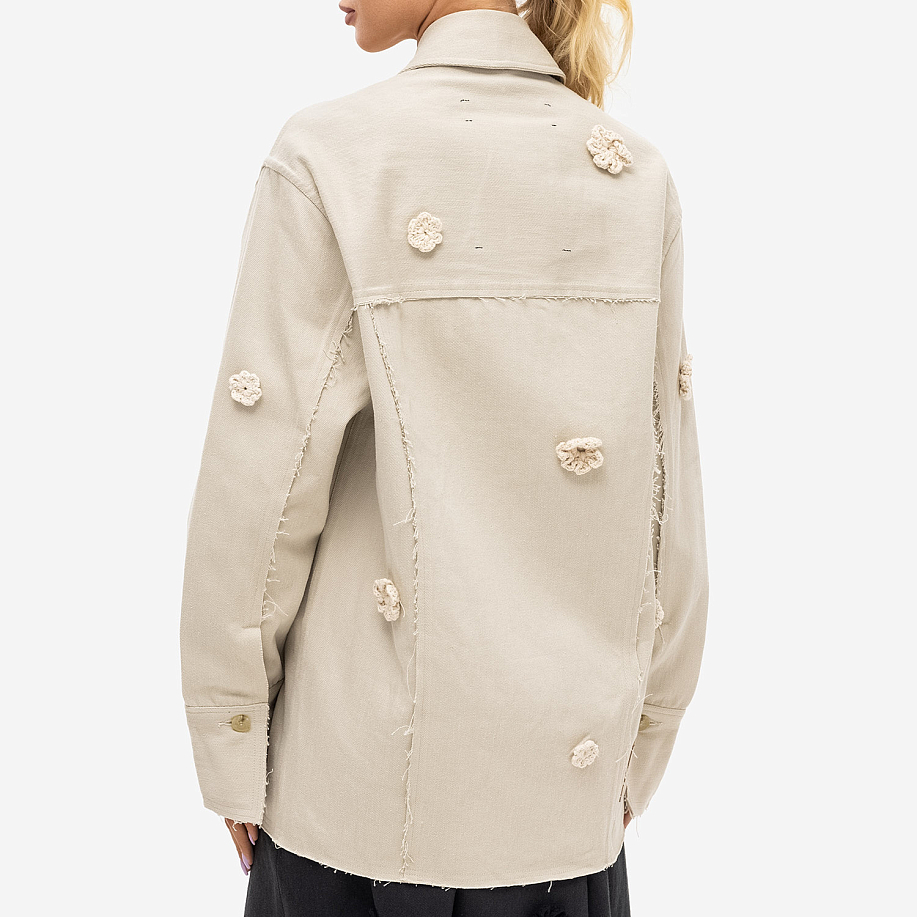 Куртка-рубашка SONG FOR THE MUTE DAISY LONG WORKER JACKET в интернет магазине Peakwww.peakstore.ru - 3 фото