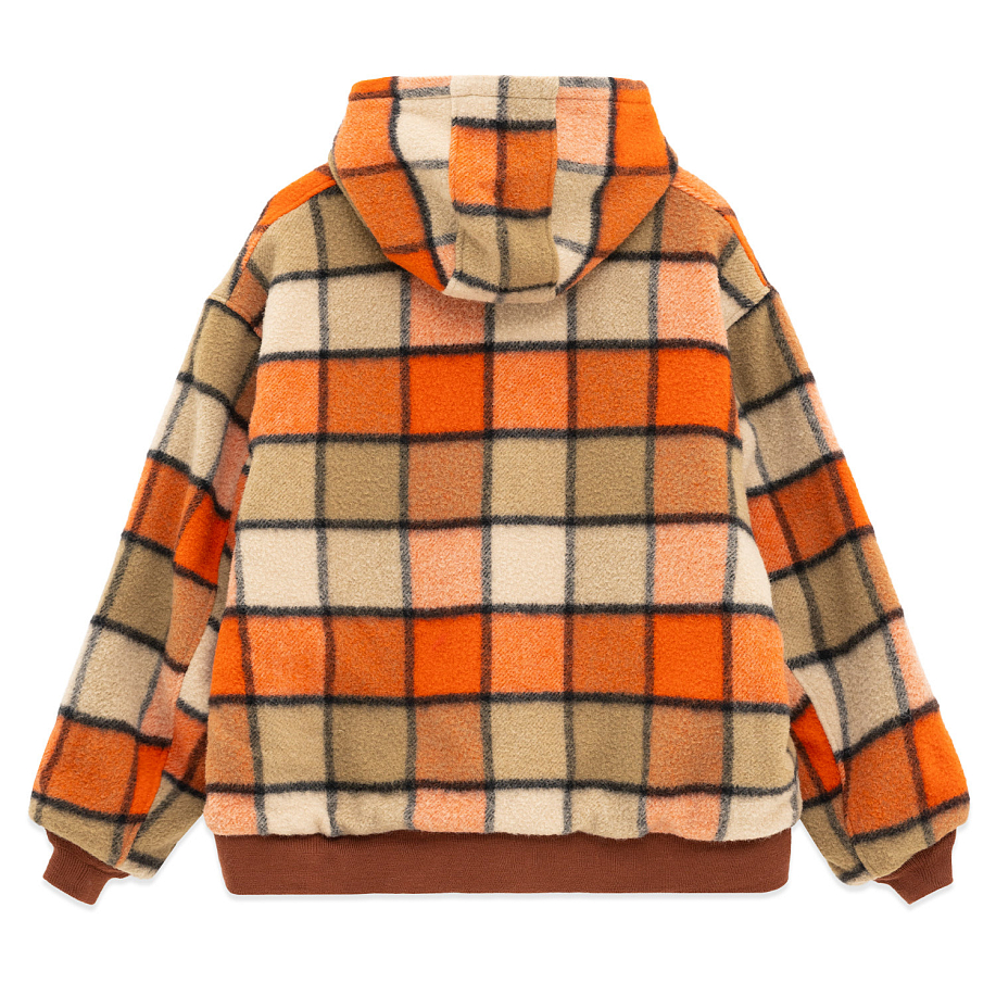 Куртка городская SOUTH2 WEST8 ZIPPED WORK HOODY - WOOL BRUSHED PLAID TWILL в интернет магазине Peakwww.peakstore.ru - 15 фото