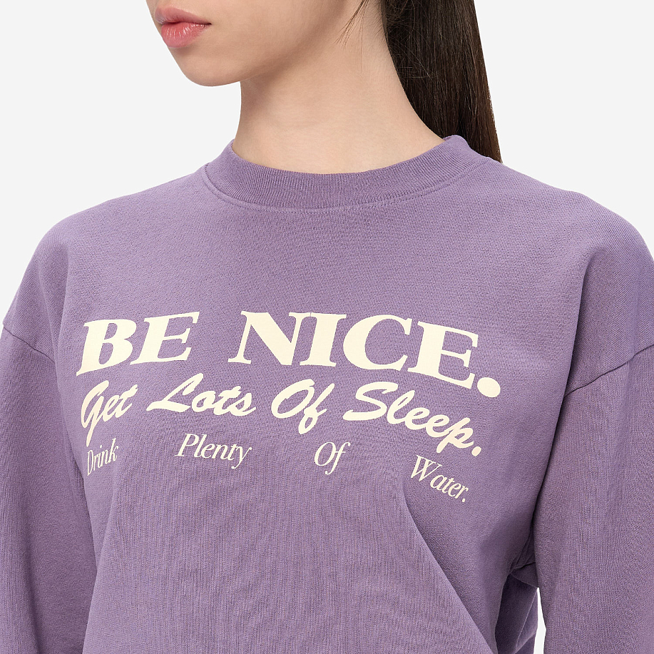 Толстовка SPORTY & RICH BE NICE CREWNECK в интернет-магазине Peak Conceptwww.peakstore.ru - 5 фото