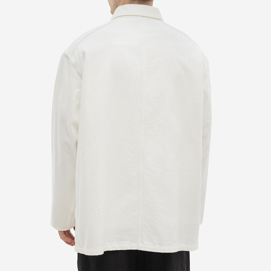 Куртка-рубашка YLEVE 12.5oz ORGANIC COTTON DENIM BZ White - 3 фото Куртка-рубашка YLEVE 12.5oz ORGANIC COTTON DENIM BZ в интернет магазине Peakwww.peakstore.ru - 3 фото